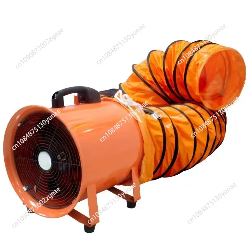 Portable Axial Fan 220V Mobile Exhaust Fan Exhaust Blower Tunnel Painting Industrial Ventilation Equipment