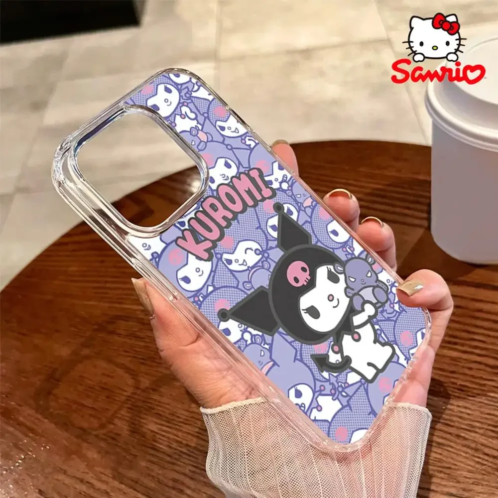 Sanrio Kt Iphone 13 Case Iphone 16/15/14/13/12/11/x/xs/xs Max/pro Max Woman Phone Case Hello Kitty Cute Accessory Brithday Gift