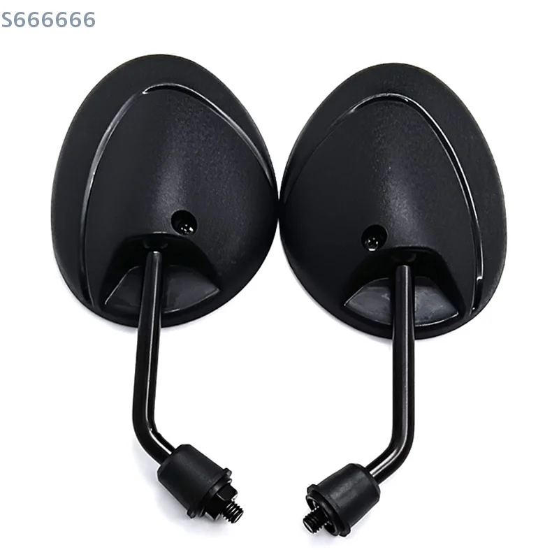 

Texture Burnt Titanium Technology Rear View Rearview Mirrors 8mm 1Pair 22mm Handle Bar Universal Motorcycle Carbon Fiber