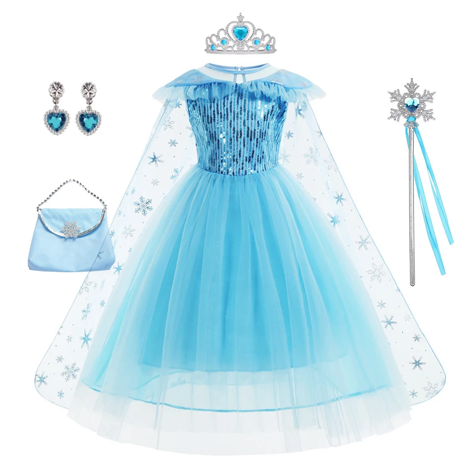 Disfraz de Cenicienta para niñas, vestido Formal con encanto de princesa