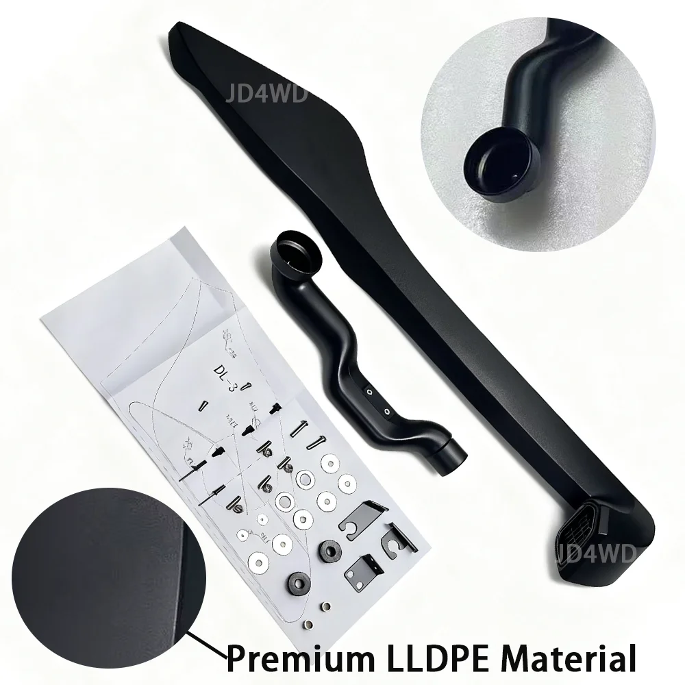 Kit de snorkel para Mitsubishi Triton L200 2024 2025 LLDPE, snorkel de entrada de aire todoterreno 4x4, accesorios para coche