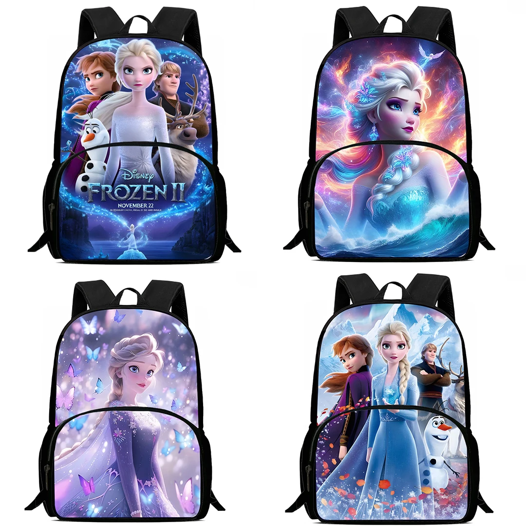 

Backpacks Frozen Princess Elsa Boys and Girls Student Birthday Gift Child School Bags Large Capacity Camping Durable Rucksack