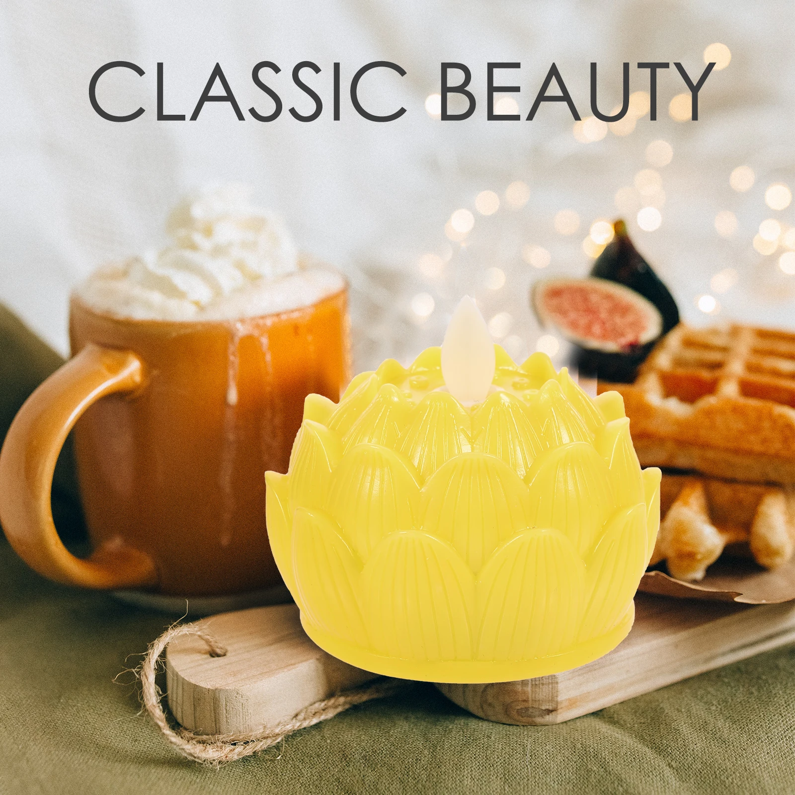 6 szt. Lampki w kształcie lotosu, wysokiej jakości materiał, lekkie, przenośne, lampki Buddy do dekoracji domu i świątyni, oświetlenie, lampki w kształcie lotosu.