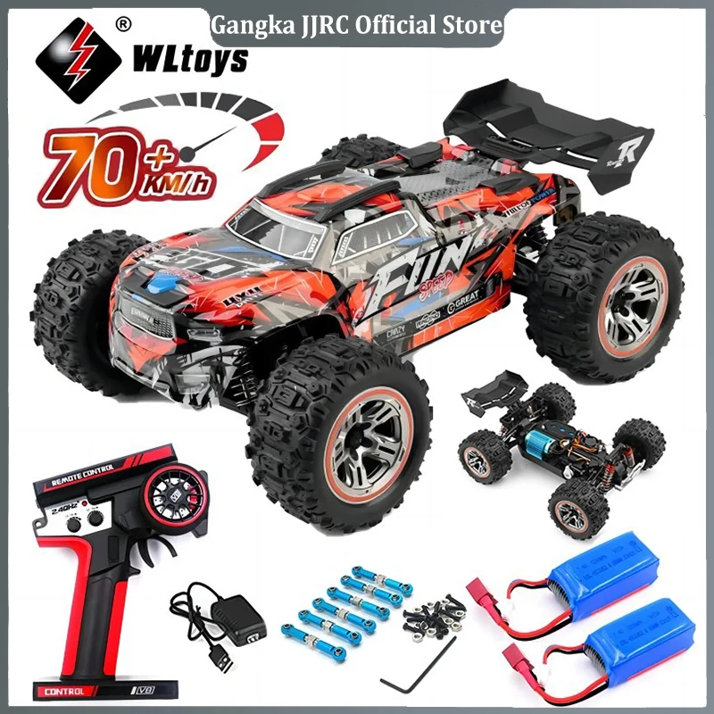 

WLtoys 184008 70KM/H 4WD RC Car Professional Monster Truck High Speed Drift Racing Remote Control Cars Children's Toys for Boys