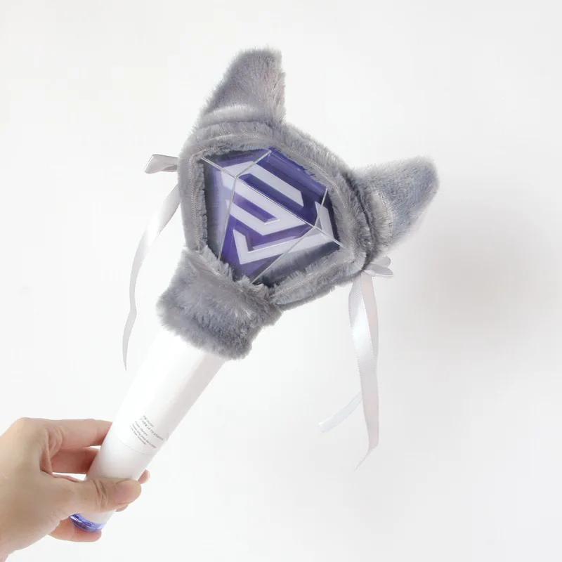 super junior second generation should aid stick light cover hand light plush cover protective cover decoration around SJ