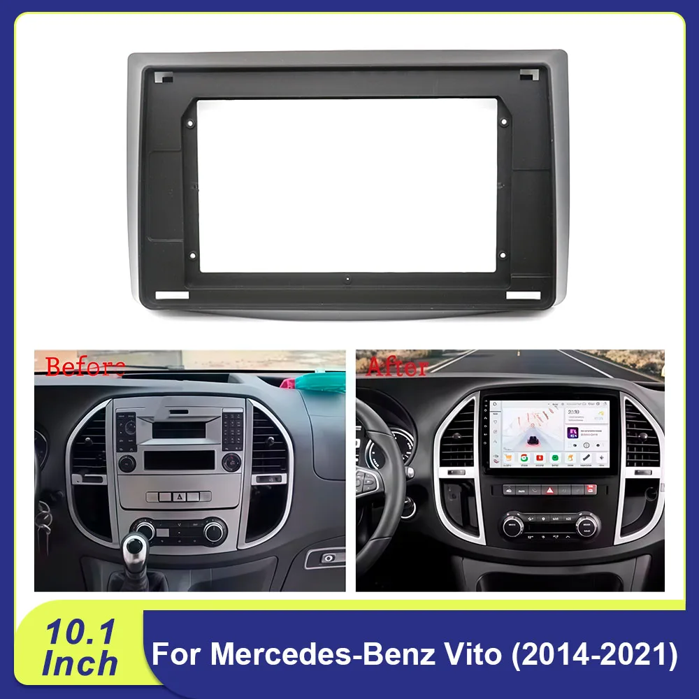 

Premium 10.1" Fascia Frame - For Mercedes-Benz Vito (2014-2021) 2DIN Radios