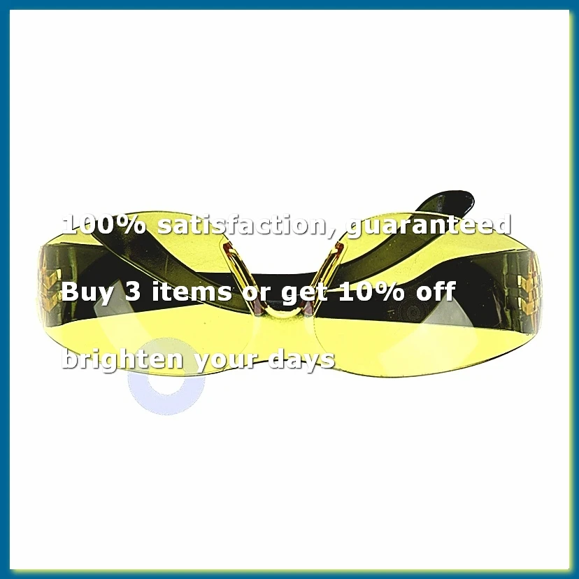 ●Yellow Clear Lens Indoor Outdoor Sports Safety Glasses Protective Eyewear