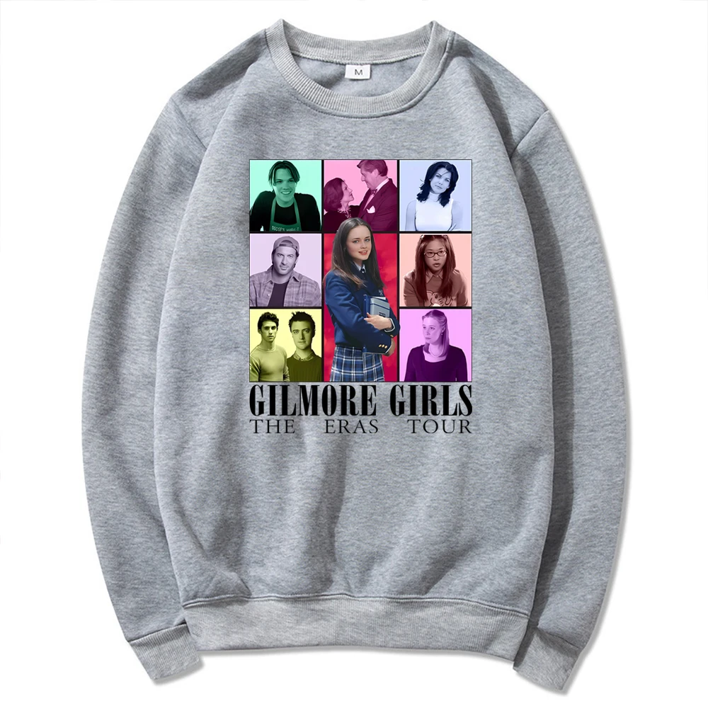 Gilmore Girls The Eras Tour Women Sweatshirt O Neck Streetwear Fashion Long Sleeved Hoodies Vintage Photos Tv Shows Jumpers