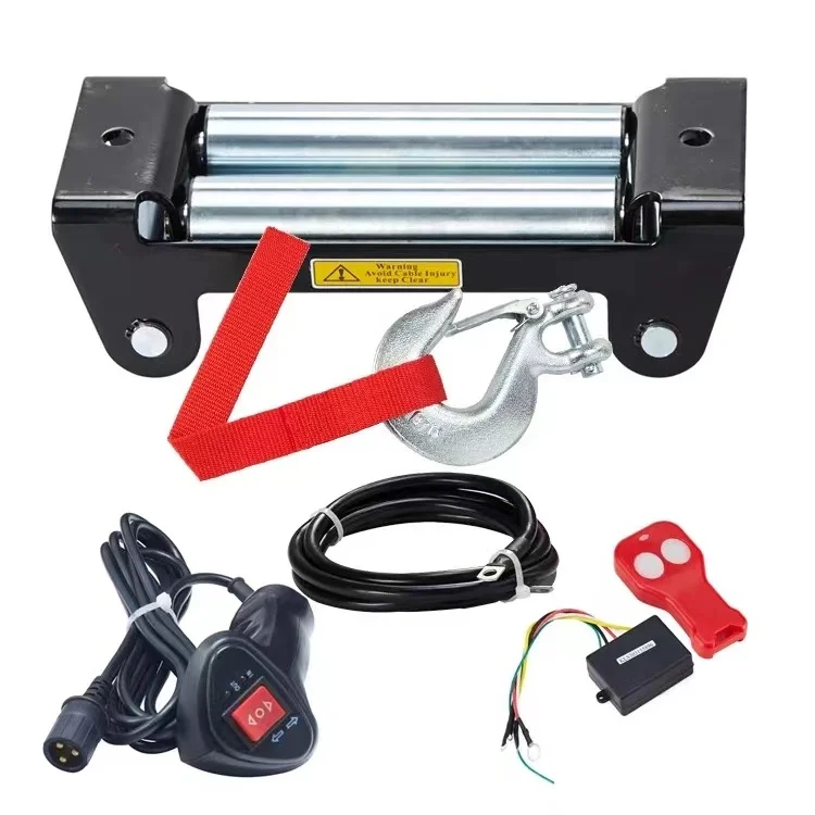 4X4 Wholesale ATV Winch 12000lbs 12V Electric Winch 4X4 off Road Car Winch with Steel Rope Auto Accessories