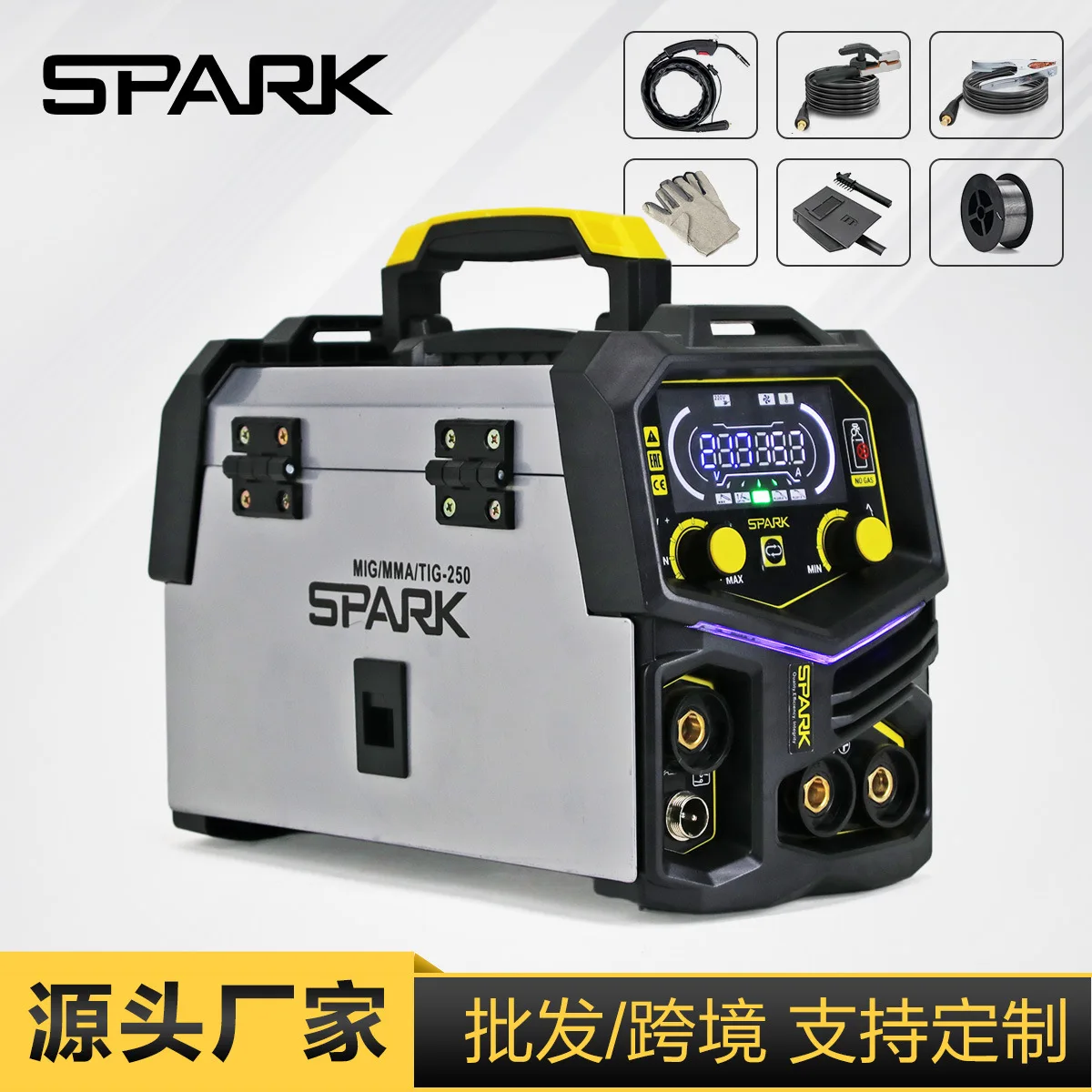 

Сварочный аппарат SPARK без газа, два в одном, для домашнего использования, компактный, три в одном, портативный, электрический.