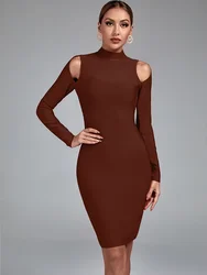 Bandage Dress Women Party Dress Bodycon Elegant Sexy Evening Birthday Club Outfits Summer 2024