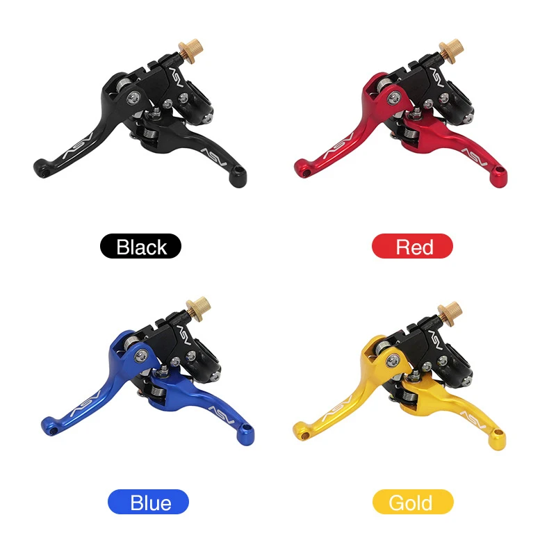 2Pcs Left And Right Hand ATV Dirt Bike Modification Accessories ASV Handle Anti-Drop Brake Clutch Horn CRF KLX YZF EXC