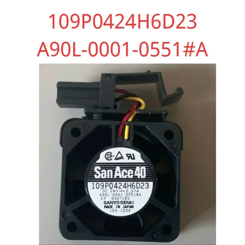 109P0424H6D23 A90L-0001-0551 # A Brand new Fanuc Fan  with a complete set of brackets, 24v  0.07A,40*40mm