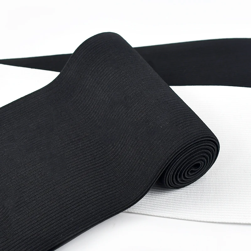 

1/2M Meetee 7-40cm Widen Elastic Band Sportswear Elasticity Bands Pants Stretch Waistband Soft Woven Tape DIY Sewing Accessories