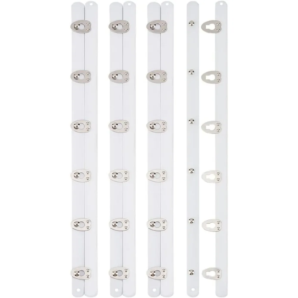 

12-дюймовый корсет из пружинной стали, 4 пары белых корсетов с застежкой на крючок и застежкой для шитья и застежки для женщин, комплект для изготовления