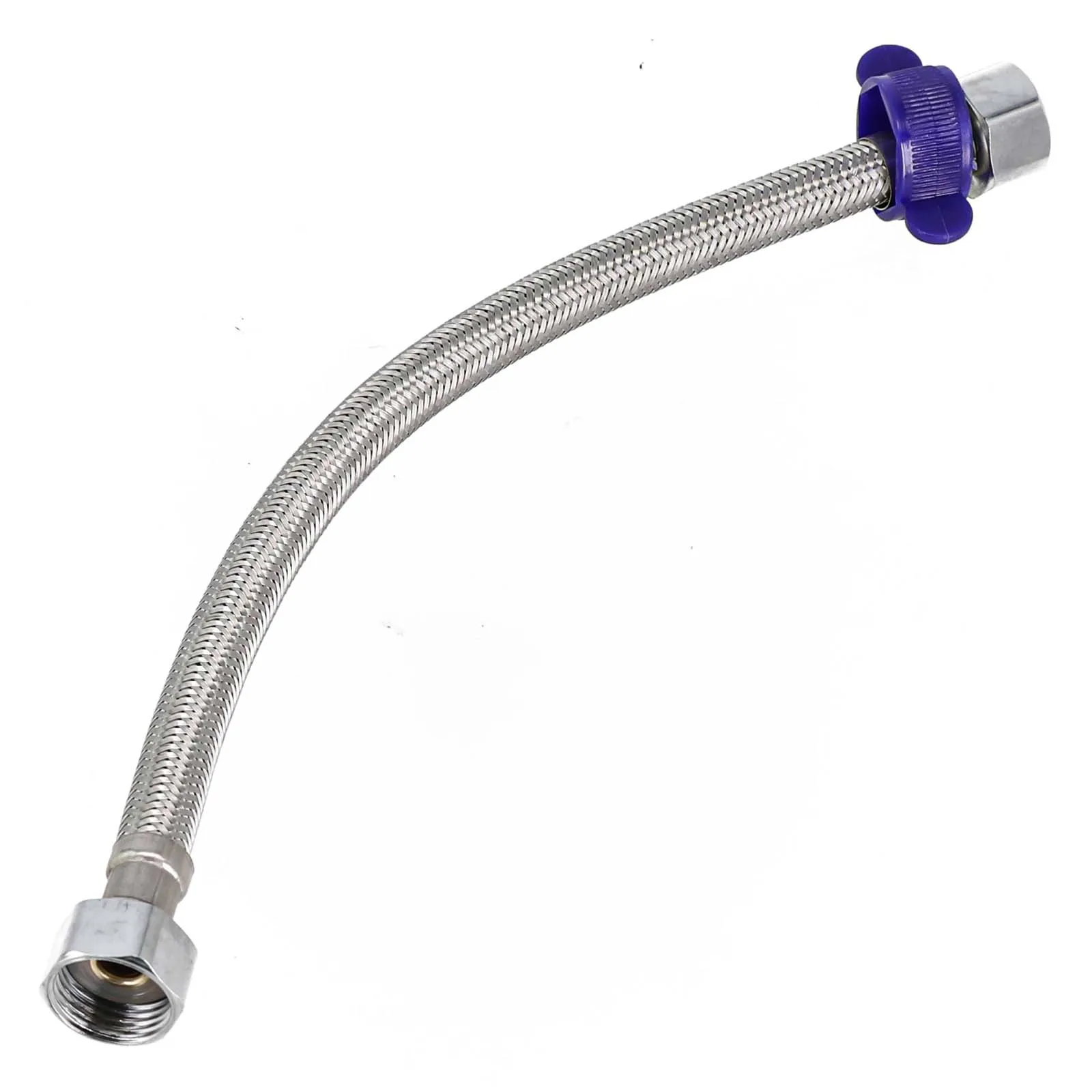 30/50cm Stainless Steel Flexible Faucet Braided Hose Hot And Cold Water Faucet Inlet Water Hose Heater Extension Plumbing Pipe