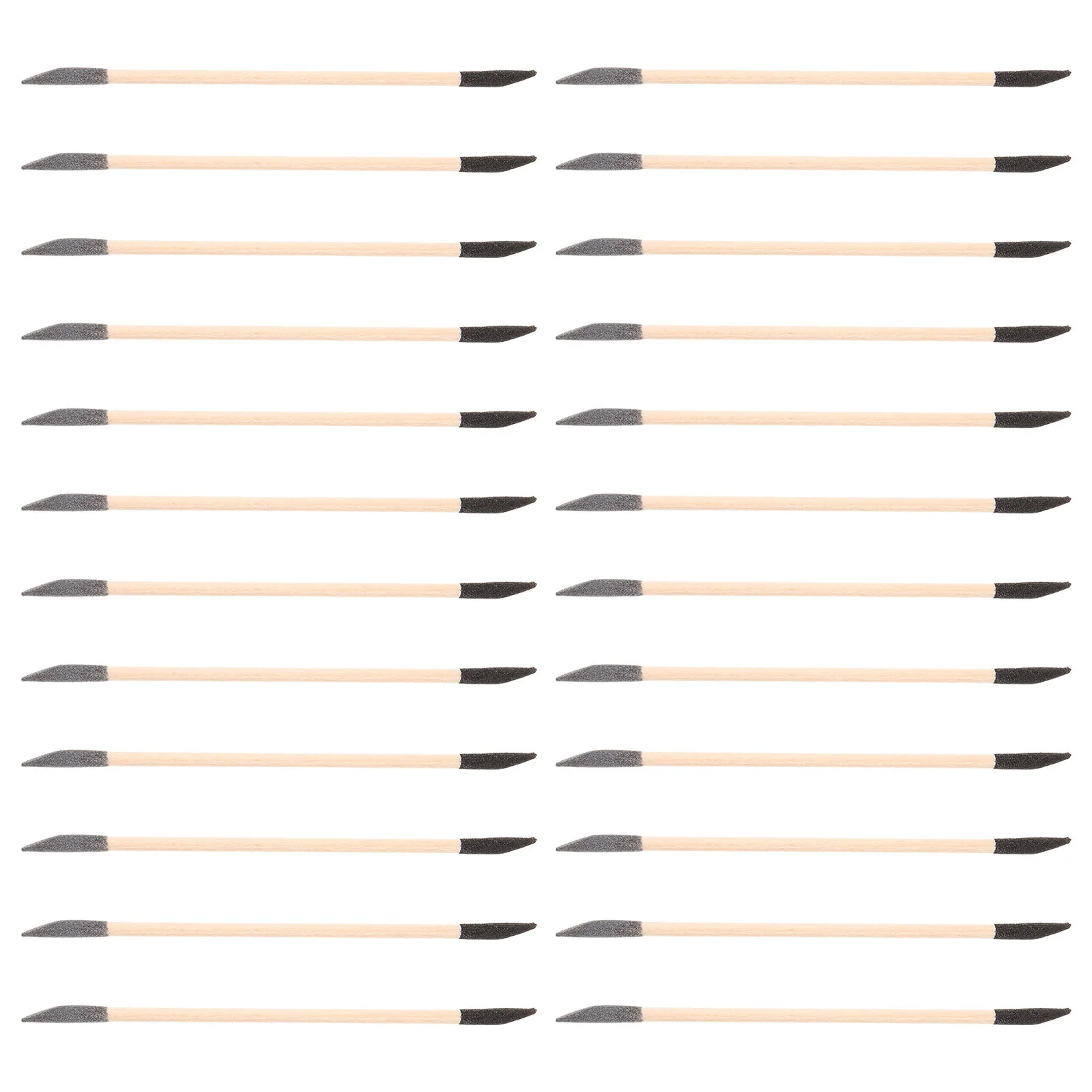

30Pcs Double Ended Nail Sanding Sticks Wood Buffer Polishing Detailing Tools for Manicure Pedicure Cuticle Pusher DIY Nail Care