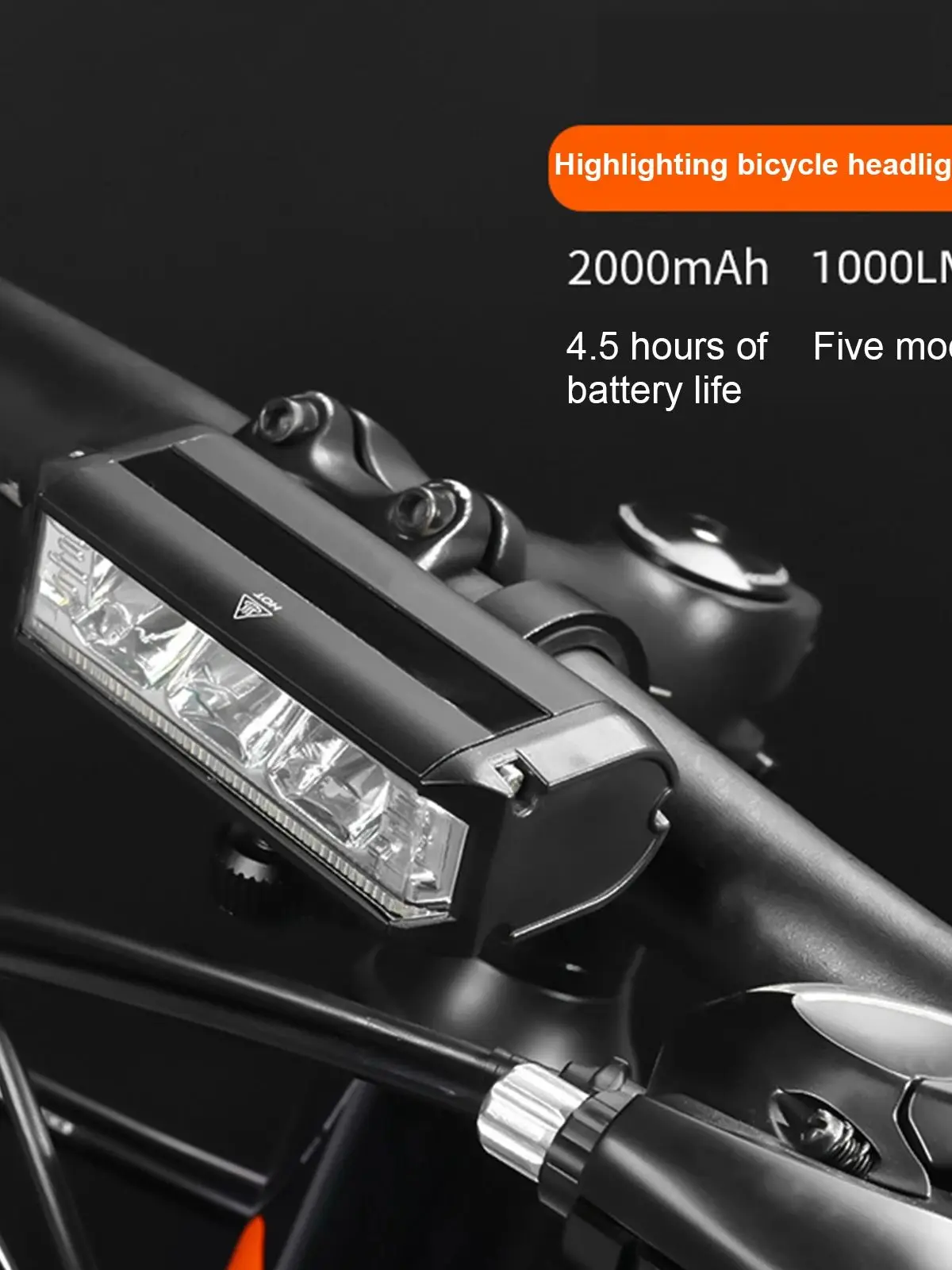 AliExpress ALIILEE Waterproof Cycling Front Headlight IPX4 Waterproof Bicycle Light Bike Front Light for Mountain Road Scooter Cycle