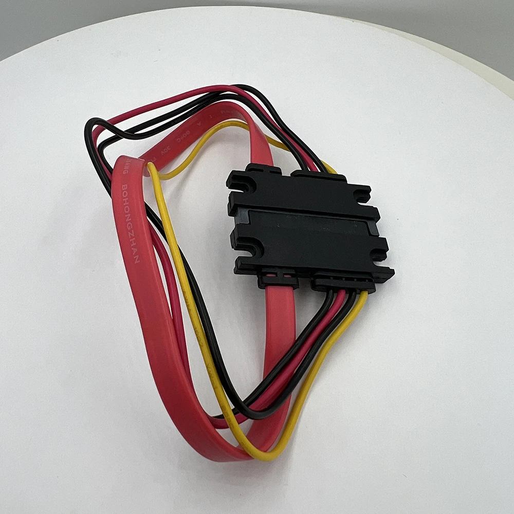 1 قطعة 30 سنتيمتر 50 سنتيمتر 22Pin SATA كابل ذكر إلى أنثى 7 + 15 دبوس المسلسل ATA بيانات الطاقة كومبو تمديد موصل محول #2