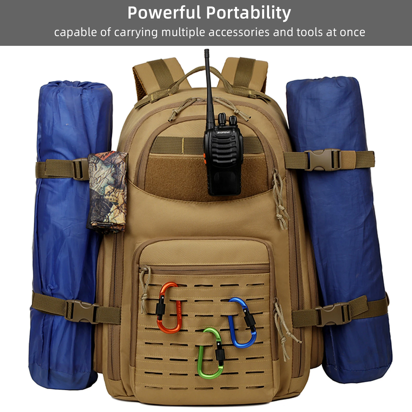 Multifunctional Travel Storage Bags Military Tactical Travel Backpack Waterproof Breathable Carry on Bags for Climbing Hiking