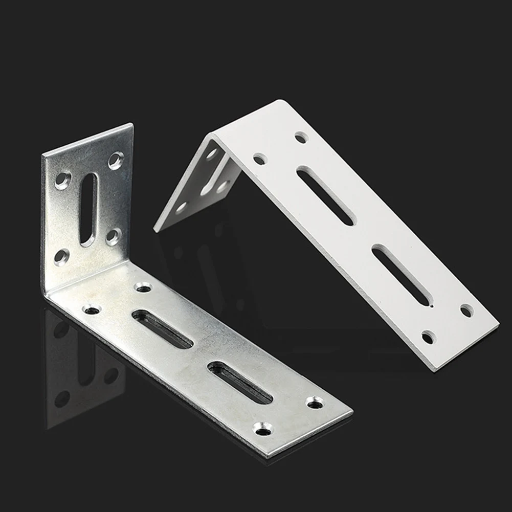 1pcs Heavy Duty Industrial L Shape Adjustable Corner Shelf Brackets L-shaped Laminated Board Fixed Bracket