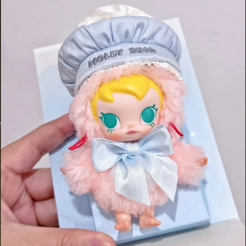 

POPMART Baby Molly 20th Anniversary Vinyl Plush Blister Pack Blind Box Mystery Box Guess Bag Toys Doll Cute Anime Figure Desktop