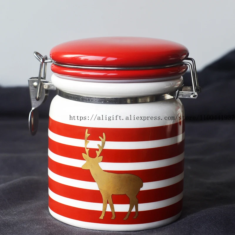 

Cute And Creative Ceramic Sealed Storage Jars Candy Ceramic Sealed Jars Tea And Brown Sugar Jars