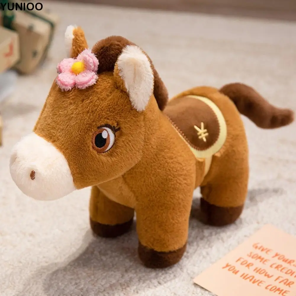 

Cozy Stuffed Pony Plush Toys Cute Little Horse Colorful Design Stuffed Horse Doll Blessing Gift Funny Friends Lucky Wealth Pony