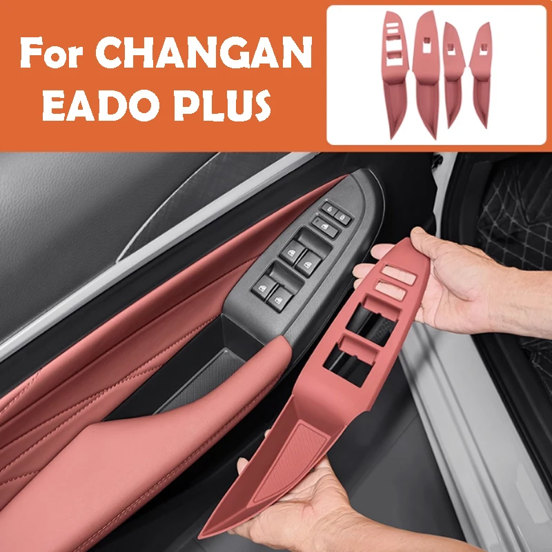 

For CHANGAN EADO PLUS 2025 Window Lifting Silicone Protective Pad Interior Gear Shift Automotive Accessories Modification Parts