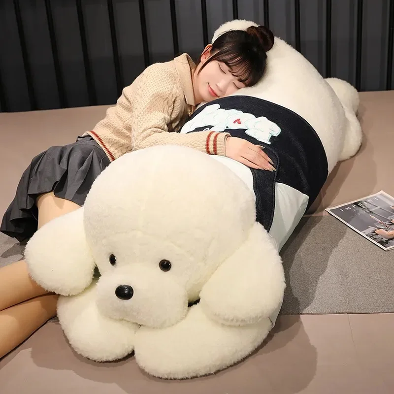 

Большая милая плюшевая подушка-собака, мягкая игрушка для объятий, подушка для ног, для девочек, для сна, для лежания, мягкий подарок, большие игрушки-собаки