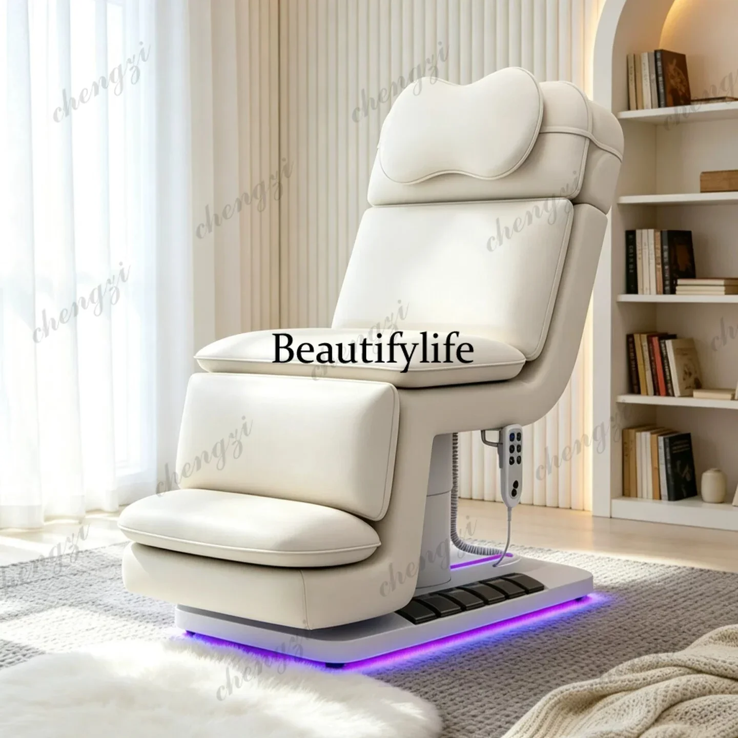 H134 Medical beauty high-end beauty salon special electric lifting beauty bed embroidery bed micro-plastic massage bed
