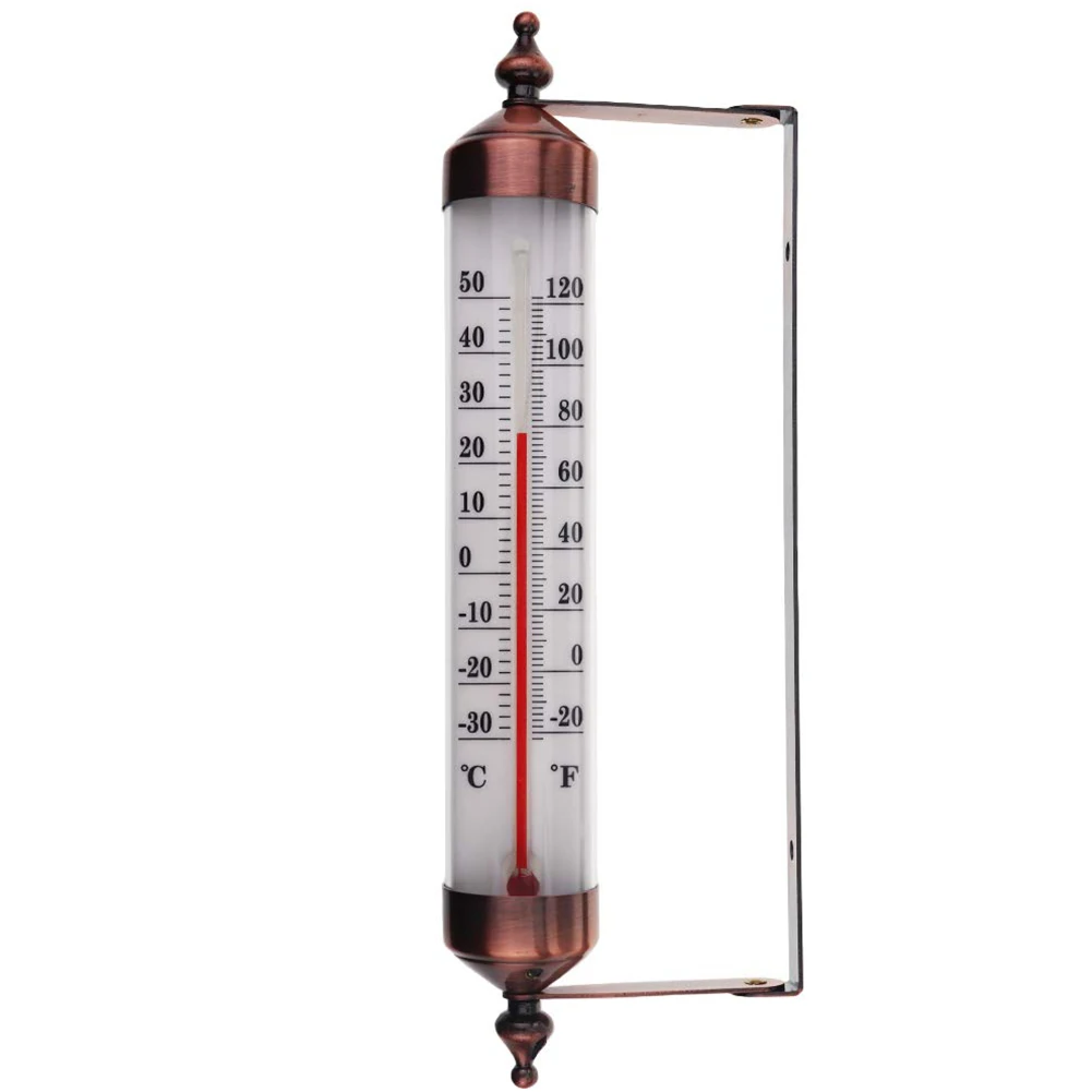 1pc Outdoor Thermometer Garden Patio Outside Wall Hanging Greenhouse Sun Terrace Temperature Monitor