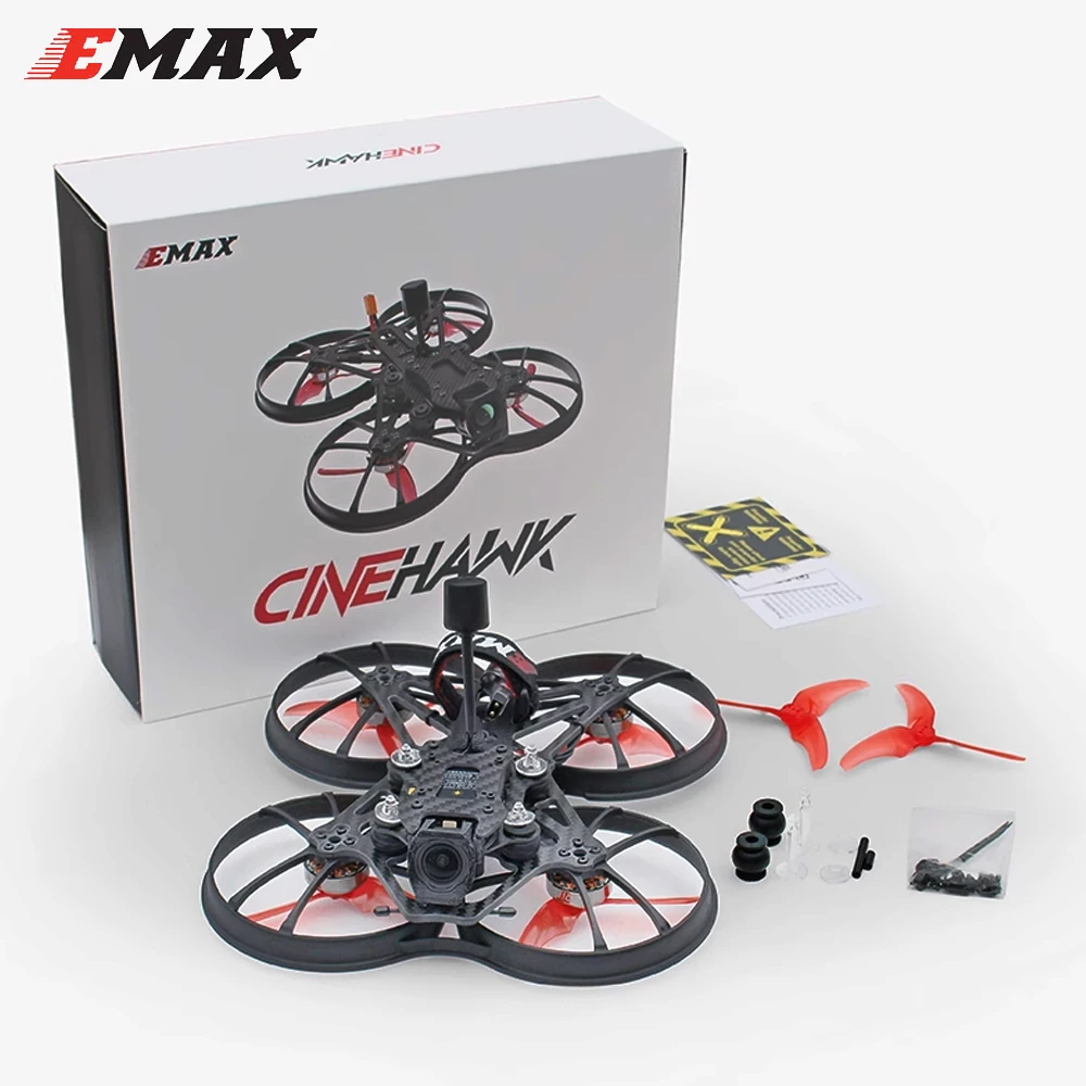 EMAX CineHawk 3.5 3.5inch 4S BNF/PNP FPV Cinewhoop Drone DJI O3 Air Unit ECOII 2004 3000KV Motor/ F411 AIO 4-In-1 25A ESC Gift