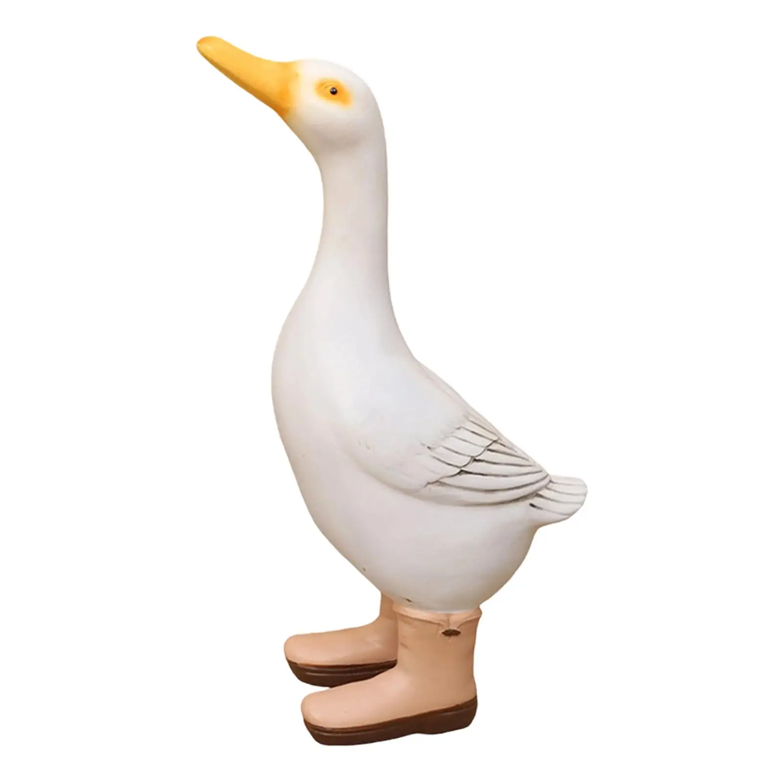Garden Duck Statue, Decorative, Gift Collectible, Animal Figurine, Outdoor Decoration, Resin Sculpture for Lawn Patio Outside