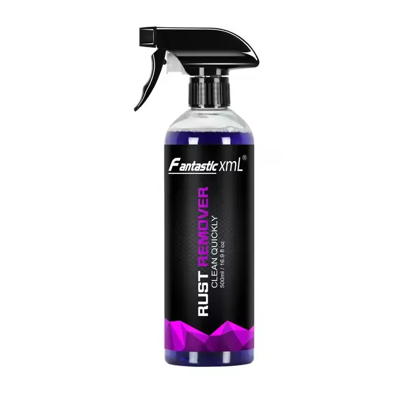 500ML Multi Purpose Rust Remover Spray Metal Surface Car Maintenance for Wheel Cleaning Iron Powder Removal Large Capacity