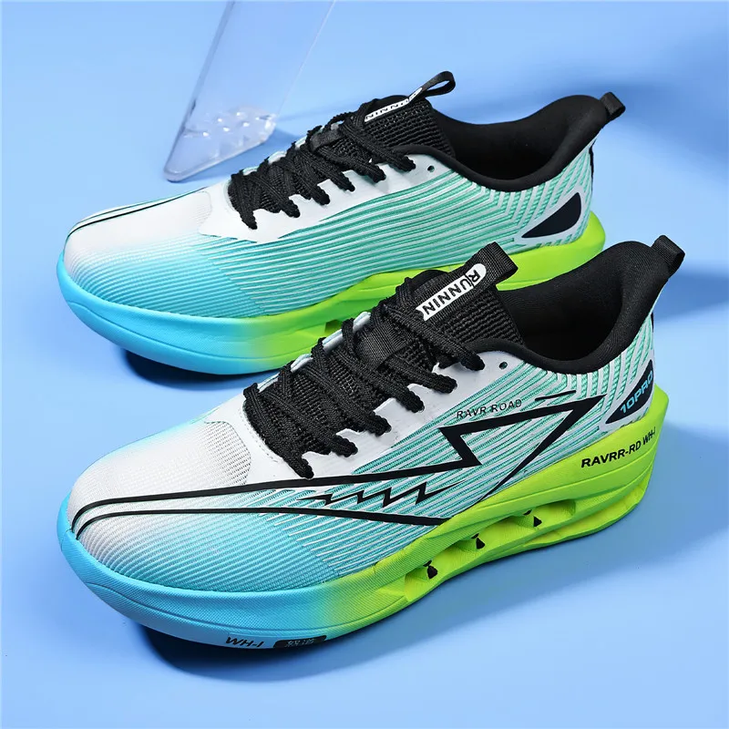 Ultrathin Breathable Running Shoes Popcorn sole Light Soft Men Sports Shoes Comfy Fabric Fashion Women Outdoor Flat bottom Shoes