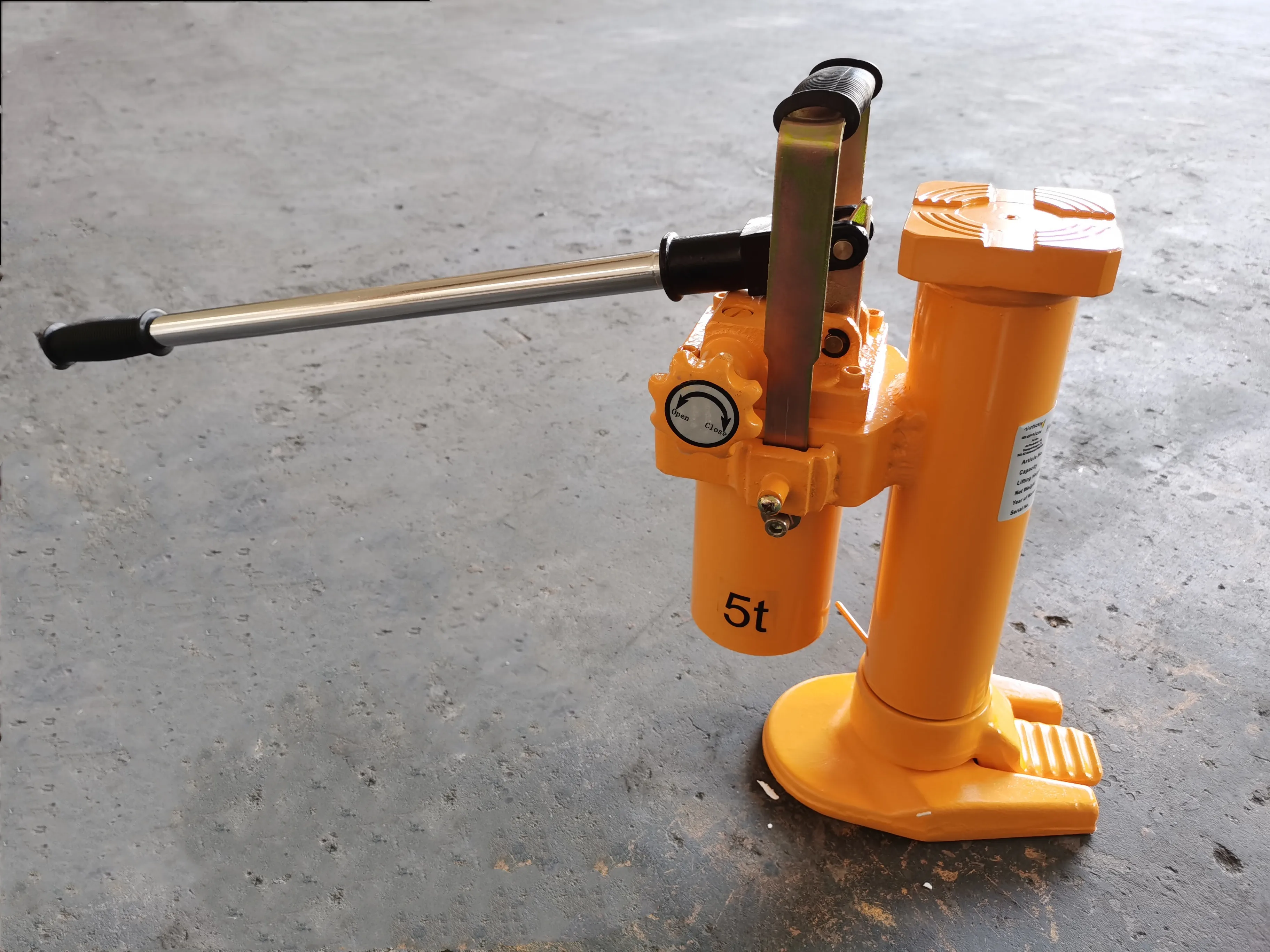 Manual Hand Hydraulic Lifting Toe Jack