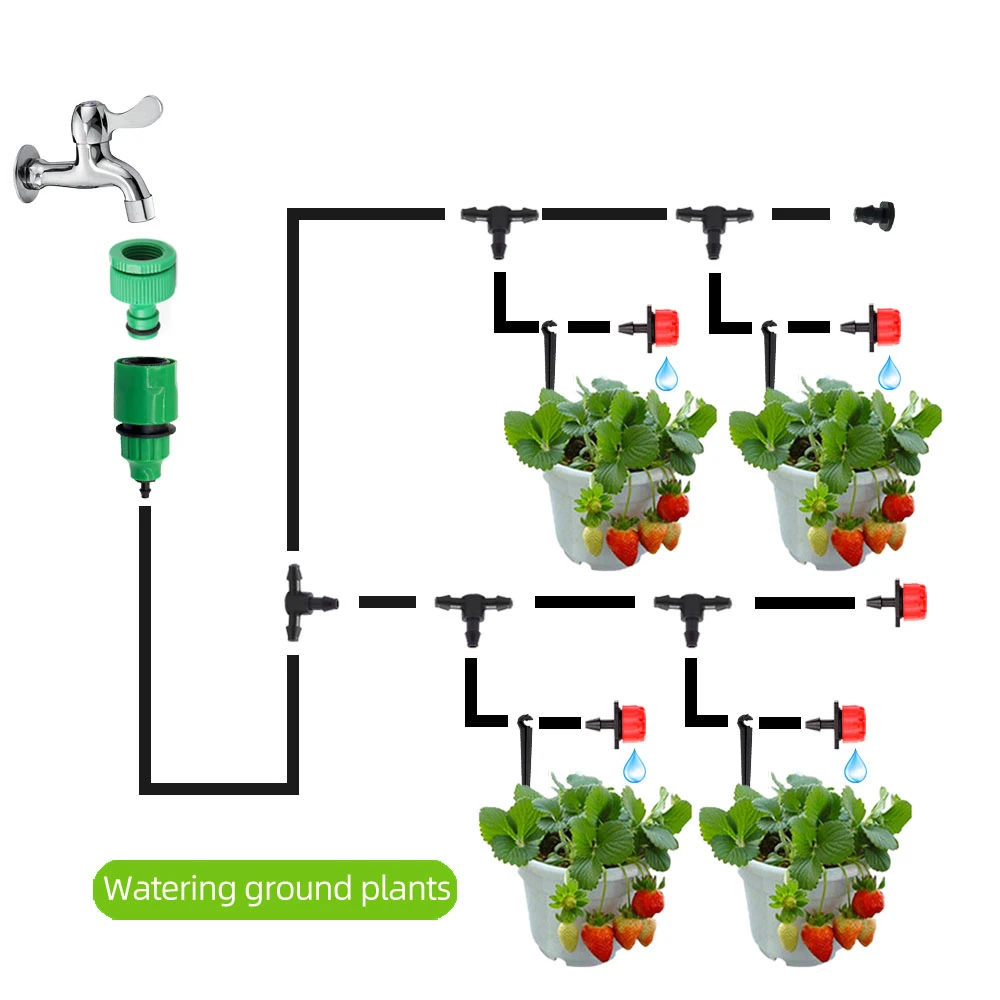 50M Self Automatic Garden Watering System Water Drip Irrigat