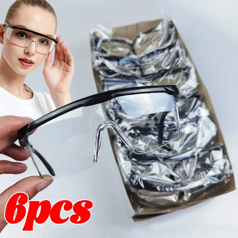 Clear Eye Sand Prevention Windproof Safety Riding Goggles Vented Glasses Work Lab Laboratory Safety Goggle Glasses Spectacles