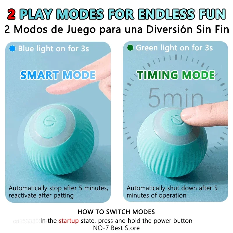 Xiaomi Cat Interactive Ball Smart Cat Toys Electronic Interactive Cat Toy Indoor Automatic Rolling Magic Ball PetAccessories