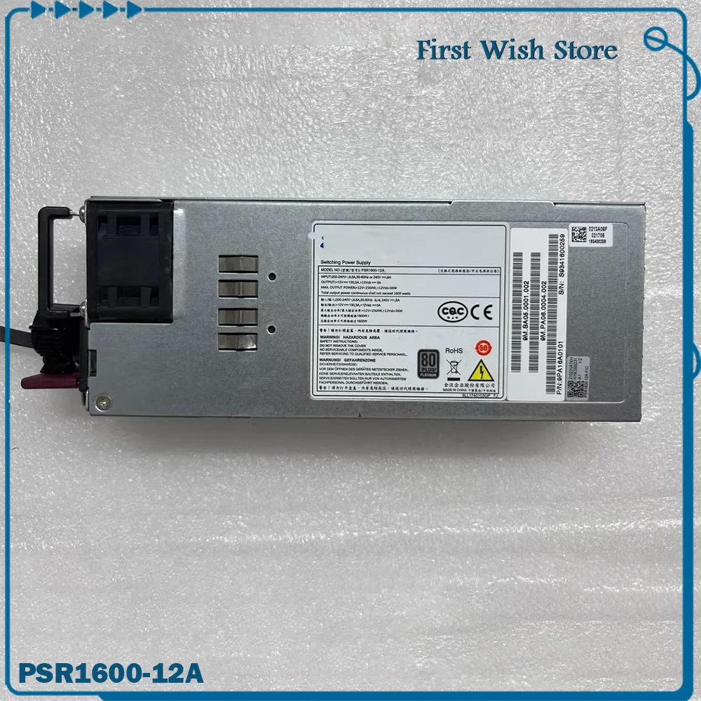 For H3C 0231A7KH 1600W server power supply PSR1600-12A