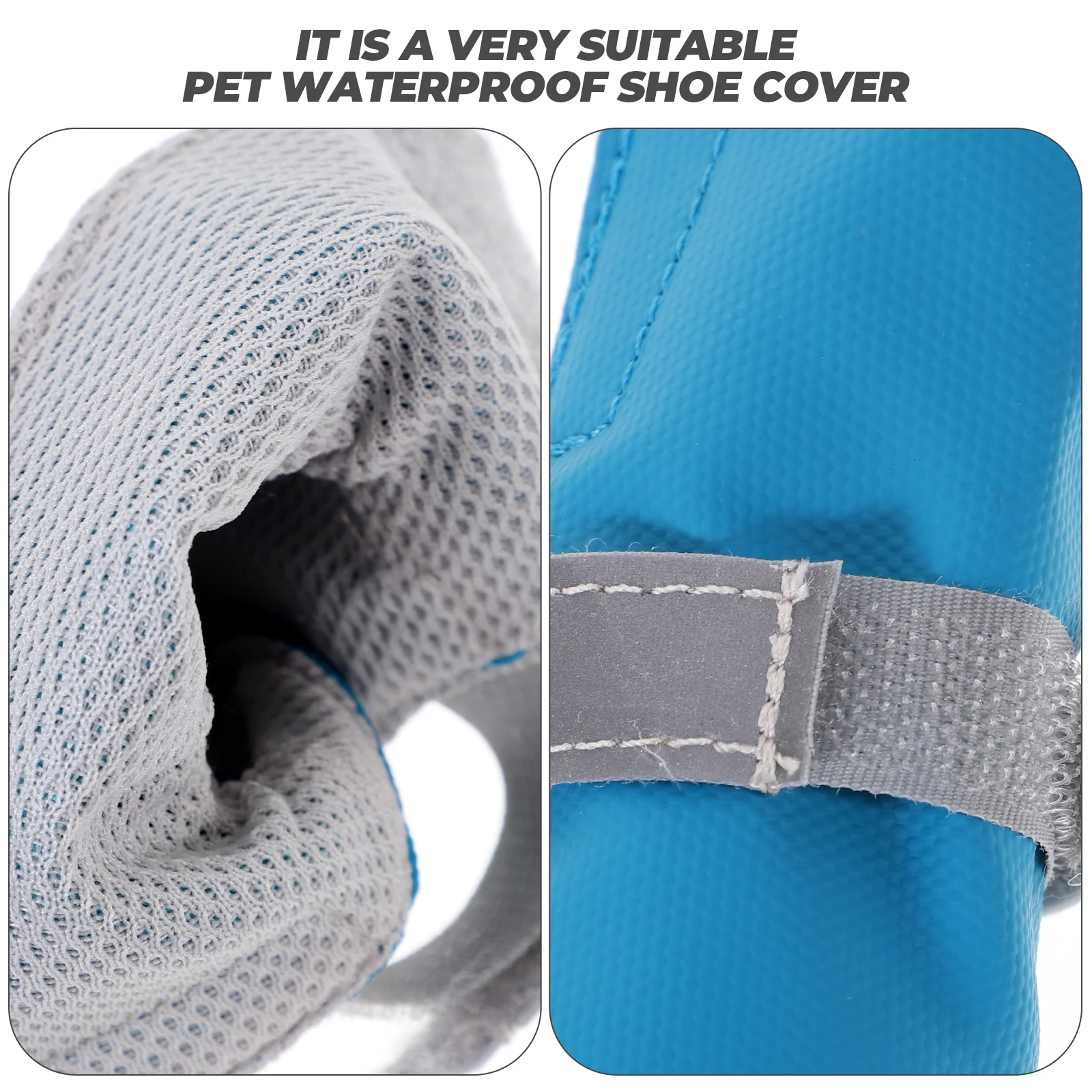 

FOMIYES 4Pcs Pet Dog Shoes Non Rain Boots for Outdoor Walking Beach Snow Claw Skin Friendly Convenient