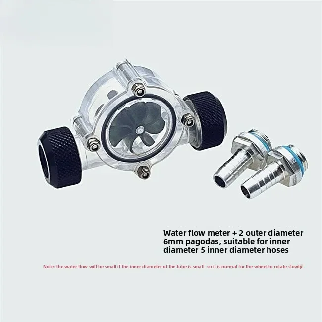 Effective Universal Water Flow Indicator Engraving Spindle Motor Water Cooling Observer Water Flow Meter Flow Observation