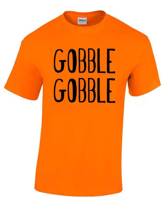 Thanksgiving shirt Gobble turkey T matching family set funny for Dad papa pappy