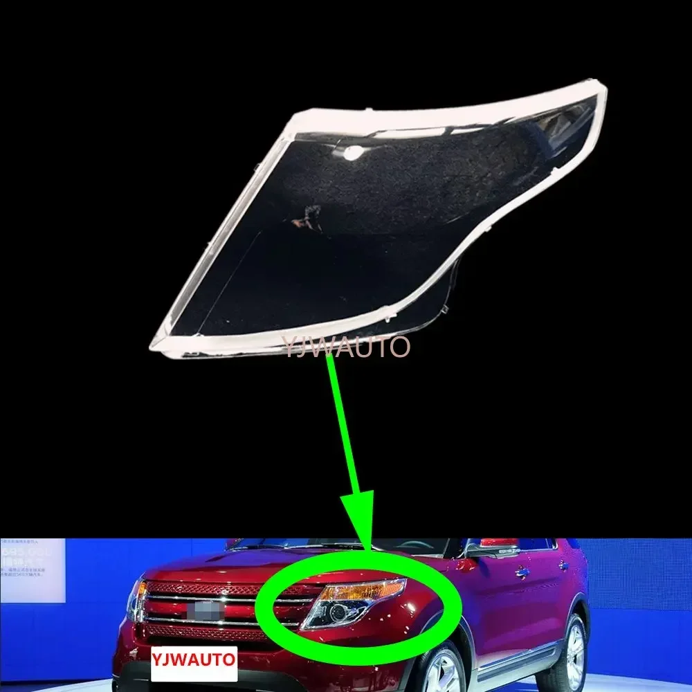 

For Ford Explorer 2011 2012 2013 2014 2015 Car Headlight Cover Headlamp Lens Car Glass Replacement Front Lamp Auto Shell