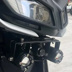 2024 Motorcycle Fog Lights Auxiliary Light Bracket Driving Lamp For YAMAHA MT-09 MT 09 MT09 2017 2018 2019 2020 2021 2022 2023