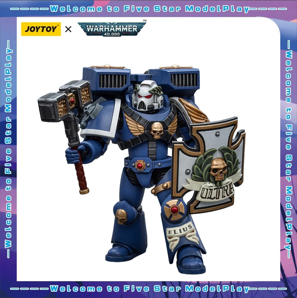 

【FS】JOYTOY Warhammer 40K Scale 1/18 ActionFigures Ultramarines Storm Shield Models Toys Gifts