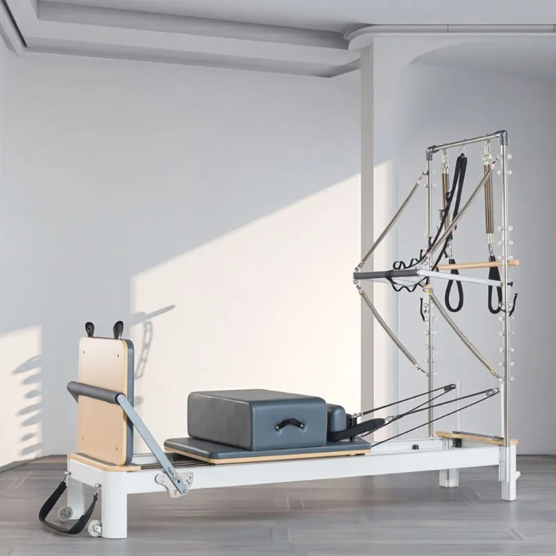 YTYIN Factory Direct Aluminum Alloy Pilates Reformer For Luxury Hotel Gym Professional Studio Reformer With Jump Board And Box