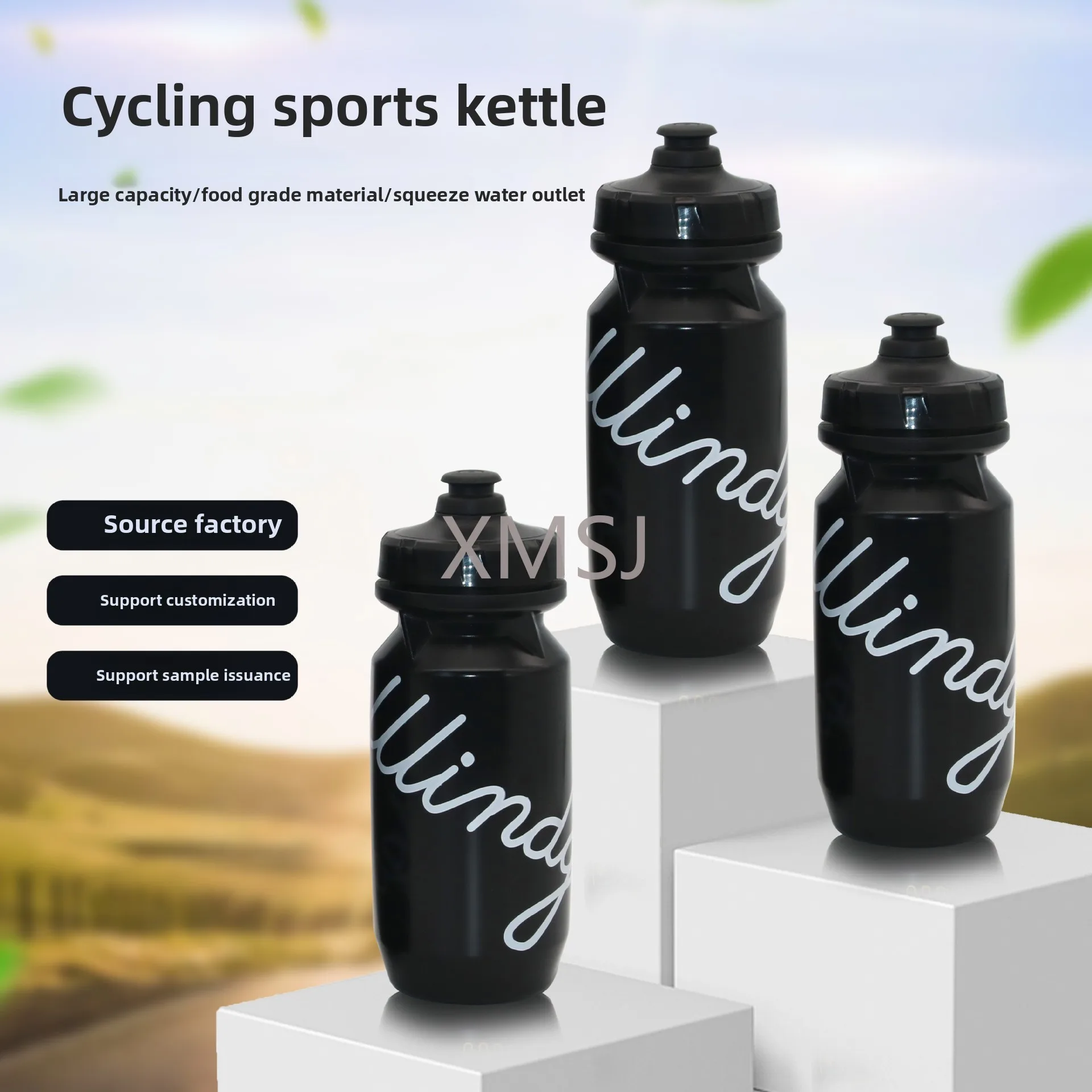 

BIKING Bicycle Water Bottle Outdoor Sport PP5 Silicone Portable Drink Cup MTB Mountain Road Bike Squeeze Mug Cycling Kettle