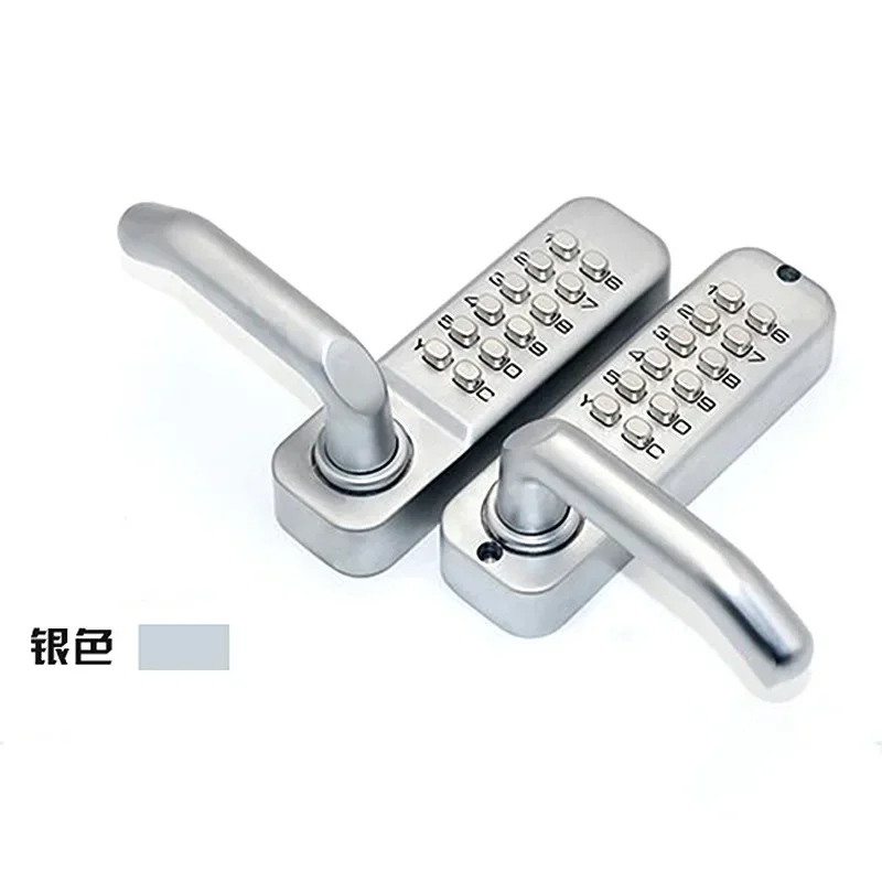 Double Sided Villa Mechanical Password Lock Iron Sunscreen Household Door Waterproof Non Battery Mechanical Password Lock